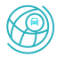 Car Net Icon, carnet,vehicle networking,IoT