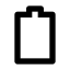 Battery 2 Line Icon, battery,2 - charge,line
