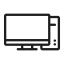 Desktop Computer Icon, desktop computer,computing device