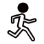 Running Person Icon (Camera Setting) Icon, running,camera setting