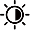 Sun - Moon Icon, sun - moon,light control