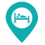 Hospital Bed Icon, hospital,bed,healthcare