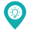 Smart Lighting Icon, automation,lighting,smart