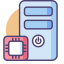 CPU Icon, CPU,computer,processing
