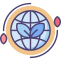 Eco Friendly Icon, eco friendly,globe,leaves