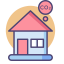 Household Carbon Footprint Icon, carbon footprint,house,carbon