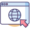 Internet Icon, browser,globe,internet