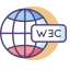 Semantic Web Icon, W3E,globe,semantic web