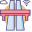Smart Highway Icon, highway,smart highway,wifi