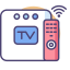 Smart TV Box Icon, TV box,remote,smart TV box