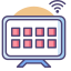 Smart TV Icon, TV,smart TV,wifi