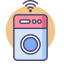 Smart Washing Machine Icon, laundry,smart washing machine,wifi
