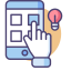 Smart Working Icon, screen,smart working,working