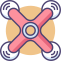 UAV Icon, UAV,aerial,drone