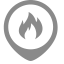 Smoke Detector IoT Map Icon, IoT,smoke detector