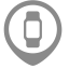 Wearable Device IoT Map Icon, IoT,wearable device