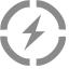 Voltage with Circle Icon, voltage,lightning