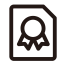 Certificate Server Icon, certificate,server,security