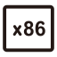 x86 VM Icon, x86,VM,virtual machine