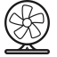Floor Fan Icon, air,floor fan