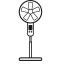 Pedestal Fan Icon, air,pedestal fan