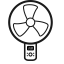 Wall Fan Icon, air,wall fan