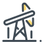 Oil Well Icon, oil well,fossil fuel,oil extraction