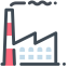 Power Plant Icon, energy generation,factory,power plant