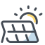 Solar Energy Icon, solar energy,renewable energy,solar power