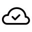Cloud Success Icon, cloud,success