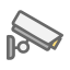 Surveillance Camera Icon, surveillance camera,security,camera