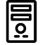 Computer Host Icon, computer host,desktop