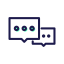 Customer Contact Icon, customer contact,chat bubbles