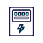 Meter Reading Management Icon, meter reading,management