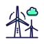 Wind Power Icon, wind power,wind turbines