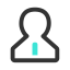 Home User Outline Icon, home,user