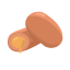 Cheese - filled Meatball Icon, meatball,cheese - filled