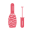 Tiger - Stripe Nail Polish and Brush Icon, nail polish,manicure,tiger stripe
