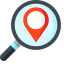 Search Location Pin Icon, location,pin,search