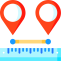 Shortest Route Icon, shortest route,pin,location