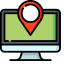 PC Location Icon, PC,location,monitor