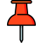 Pushpin Icon, location,pin,pushpin
