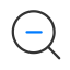 Zoom Out Icon, magnifying glass,minus,zoom out