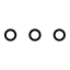 More Horizontal Icon, horizontal,more