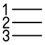 Numbered List Icon, list,numbered