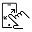Touch Swipe Icon, device,hand,touch swipe