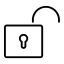 Unlock Icon, lock,security,unlock