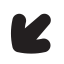Left Down Arrow Icon, left,down,arrow