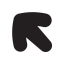 Left Up Arrow Icon, left,up,arrow