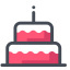 Baby Cake Icon, baby cake,celebration